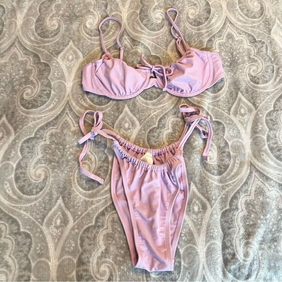 Shirred Underwire Bikini - Xhilaration - Picture 3 of 6